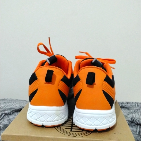 Orange and Dark Blue Boy's Sneakers - Picture 3 of 4